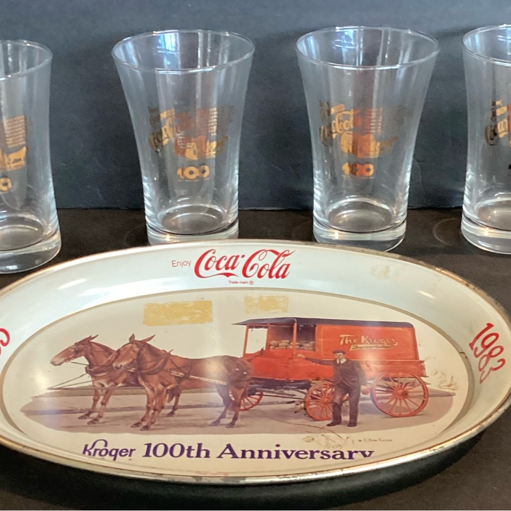 Collection of Coca Cola & Kroger Anniversary Memorabilia: